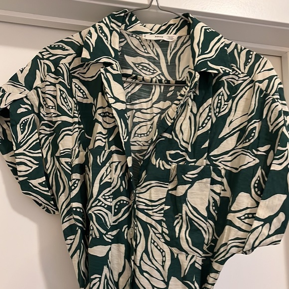 Mango leaf print jumpsuit - Picture 3 of 8